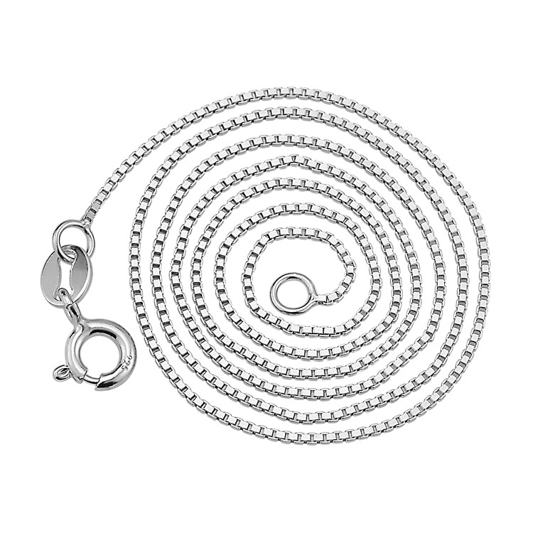 เงิน Nacklace สร้อยคอผู้หญิงอารมณ์สาวสร้อยคอแฟชั่น Simple Square Nacklace เครื่องประดับ NL