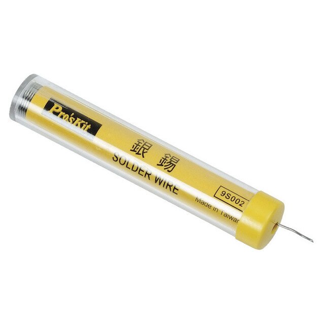 PRO'S KIT ตะกั่วเงินMade in TAIWAN แท้ Solder Wire w/2% Ag, 15g 0.8mm สำหรับงานเครื่องเสียง
