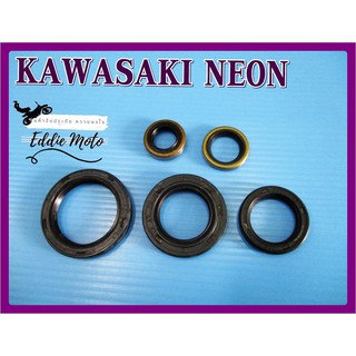 KAWASAKI NEON SEAL SET (5 PCS) // ชุดซีลผ่าเครื่อง ซีลเครื่องชุด เซ็ท 5 ชิ้น