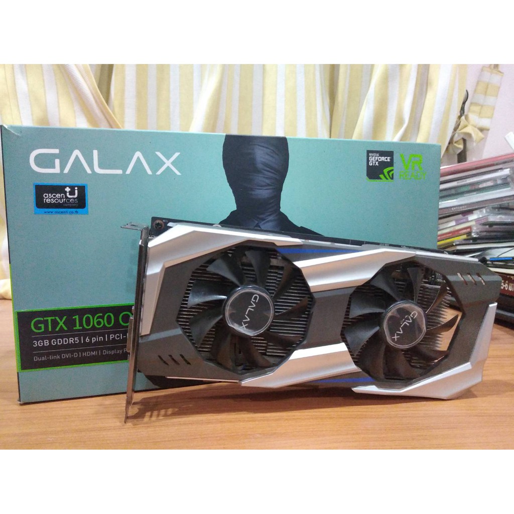 GALAX GTX1060 OC 3GB DDR5 192 BIT สภาพดี
