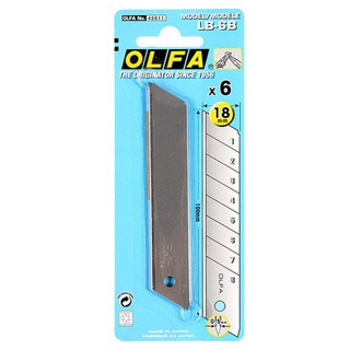 OLFA Cutter Blade ใบมีดคัตเตอร์ #LB-6B แพ็คละ 6 ใบ