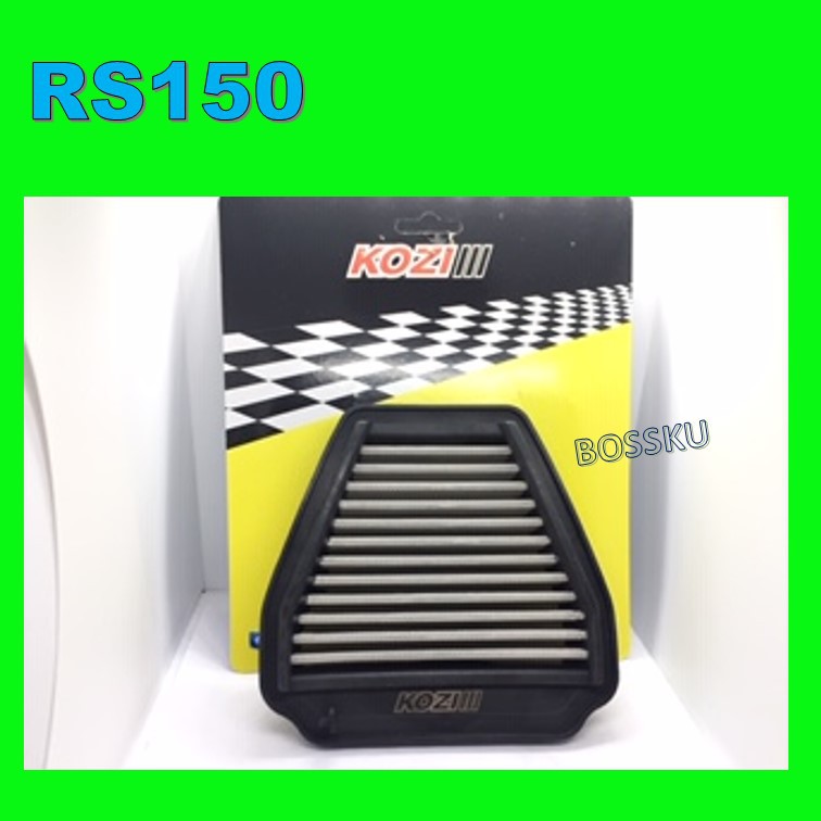 RS 150 AIR FILTER RACING KOZI HONDA RS 150 AIR CLEANER RACING KOZI RS150 RACING AIR FILTER KOZI HOND