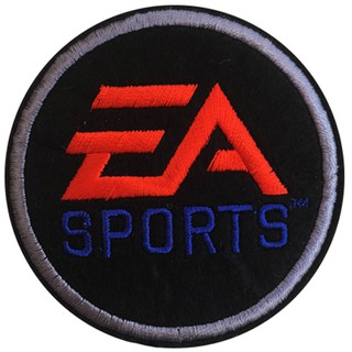 อาร์มรีดติดเสื้อผ้า ปักลาย EA SPORT ตัวรีดติดเสื้อผ้า ปักลาย EA SPORT แผ่นรีดติดผ้า ปักลาย SPORT งานปักลาย SPORT