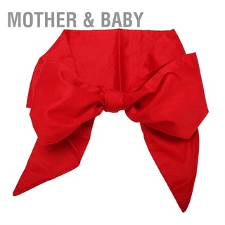 Mother &amp; Baby Newborn Swaddle Wrap Infant Cotton Bowknot Sash Blanket for Photo Shot