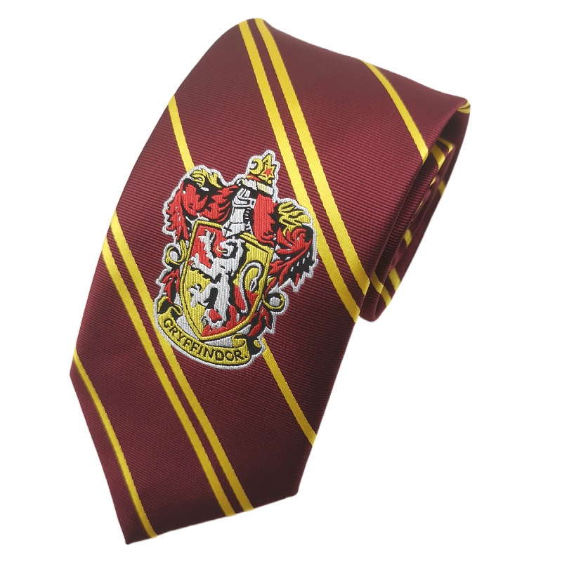 เนคไท ลายกราฟฟินโด สิงโต Harry Potter สําหรับผู้ชาย และผู้หญิง - รูปที่ 3
