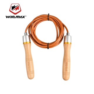 Winmax เชือกกระโดด ด้ามจับไม้ กันลื่น พรีเมี่ยม ปรับได้ สําหรับผู้ชาย ผู้หญิง