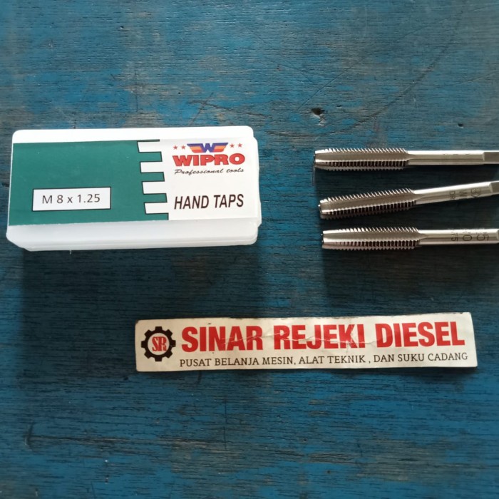 Hand Tap Handtap M8x1.25 M8 x 1.25 M8 x 1.25 M8x1.25 Wipro zg