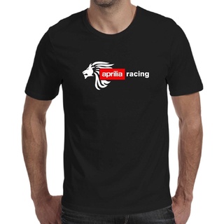 เสื้อยืดพิมพ์ลายโลโก้ Aprilia Racing