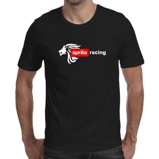 เสื้อยืดครอปเสื้อยืดพิมพ์ลายโลโก้ Aprilia RacingS-5XL