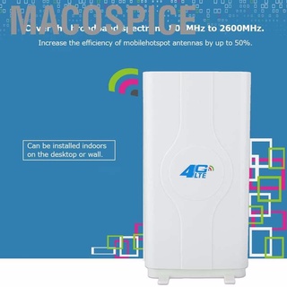 Macospice เสาอากาศ MIMO WiFi 88dBi LTE 4G 800MHz - 2600MHz AY ใช้ในร่ม