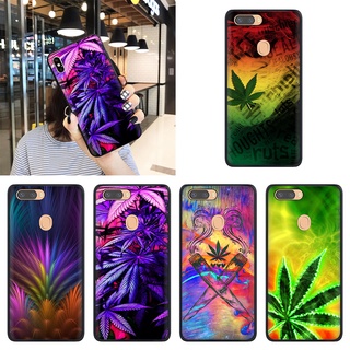 เคสโทรศัพท์ซิลิโคน แบบนิ่ม ลาย Marijuana กันกระแทก สําหรับ Realme C11 C12 C15 C17 C20 C21 C25 C3 C2