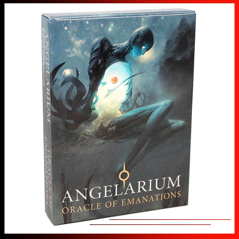 การ์ด 32 ใบของเล่นสําหรับเด็ก Angelarium Oracle of Emanations