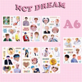 Sticker NCT DREAM (MEMBERS) ขาวมัน/PP ไดคัท/ไม่คัท