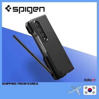 Spigen Galaxy Z Fold 4 เคส แบบบาง ฟิต P, S ที่เก็บปากกา, Galaxy Z Fold 4 ฝาครอบ พร้อมของแถม