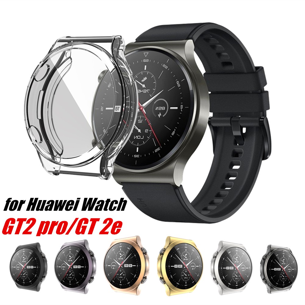 Full Case Protection Silicone Frame Shell Case Cover for Huawei Watch Gt 2e tpu shockproof for Huawei Watch Gt 2Pro smart watch