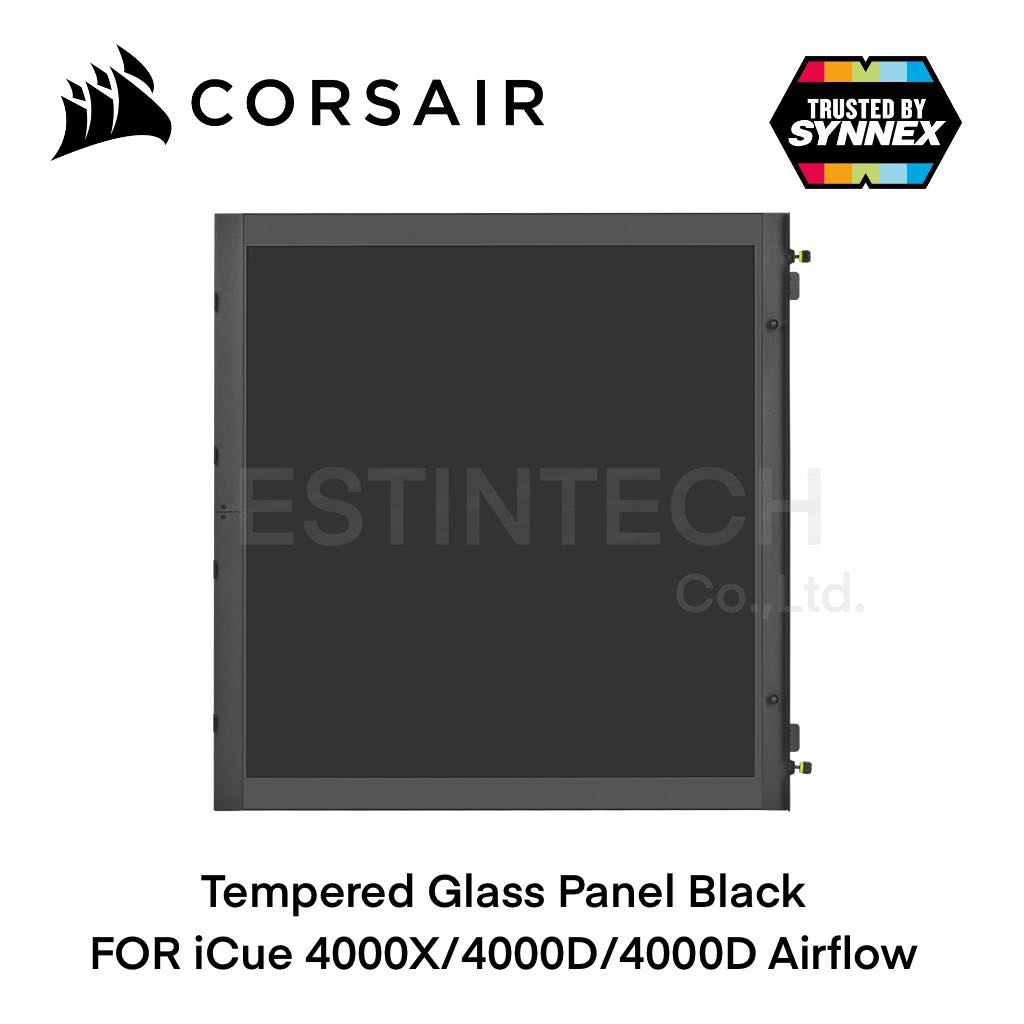Tempered Glass (กระจกข้างเคส) Corsair iCUE 4000X / 4000D / 4000D Airflow ของใหม่