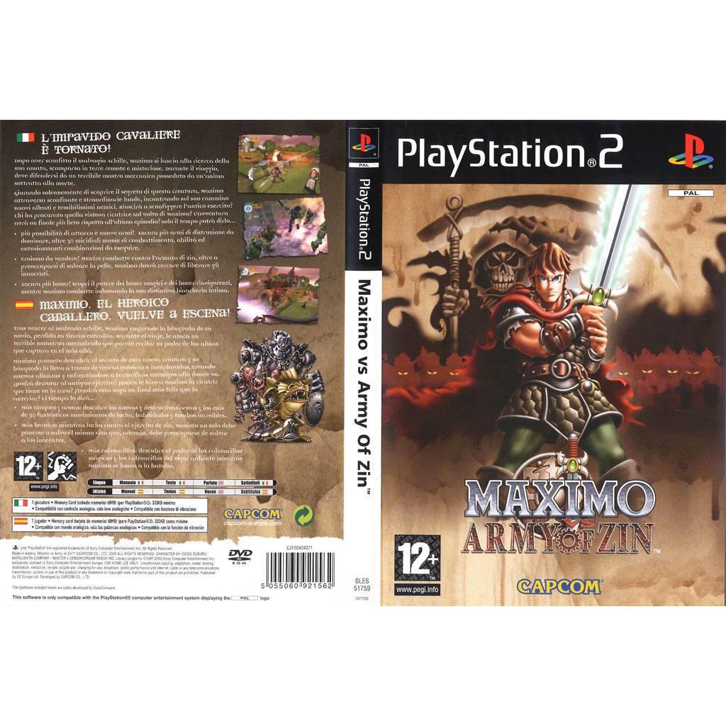 แผ่นเกมส์ PS2 Maximo vs Army of Zin   คุณภาพ ส่งไว (DVD)