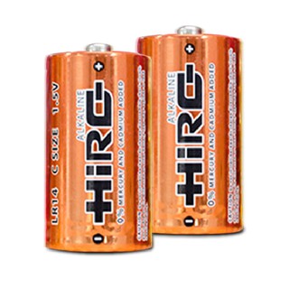 Device flashlight ALKALINE BATTERY HIRO 632310101 C P2 Emergency light torch Electrical work ไฟฉาย อุปกรณ์ ถ่านอัลคาไลน์