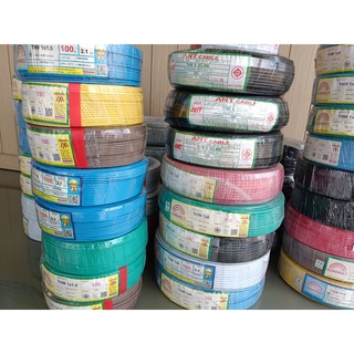 (พร้อมส่ง) สายไฟ  CONNECT100M /THW 1x1.5 SQ.mm /THW 1x2.5 SQ.mm /THW 1x4 SQ.mm