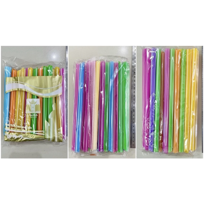 หลอดไข่มุก แบบไม่ซีล ขนาดความยาว 17(สั่น), 20-22(กลาง) และ 24-26(ยาว) เซนติเมตร