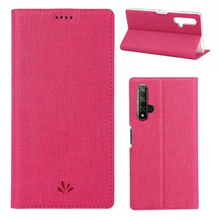 เคสโทรศัพท์หนัง PU แบบแม่เหล็กสำหรับ Huawei Honor 20 / Nova 5T Card slot Casing Luxury Flip Case Magnetic Cover