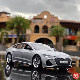 โมเดลรถยนต์ สเกล 1:35 AUDI RS7 Sportback Diecast พร้อมไฟ มีเสียง