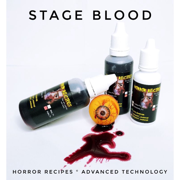 Fake Blood Small 20ml สําหรับการแต่งหน้าผลพิเศษ