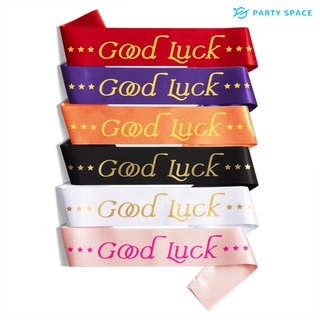 【ออกแบบใหม่】สายสะพาย Good Luck Sash ไล่โทนสีสําหรับผู้ชายและผู้หญิง