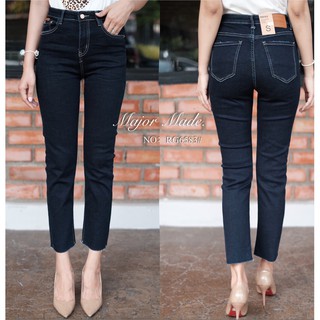 (SALE) Jeans houseRG6583# กางเกงยีนส์กระบอกเล็ก สีเข้ม