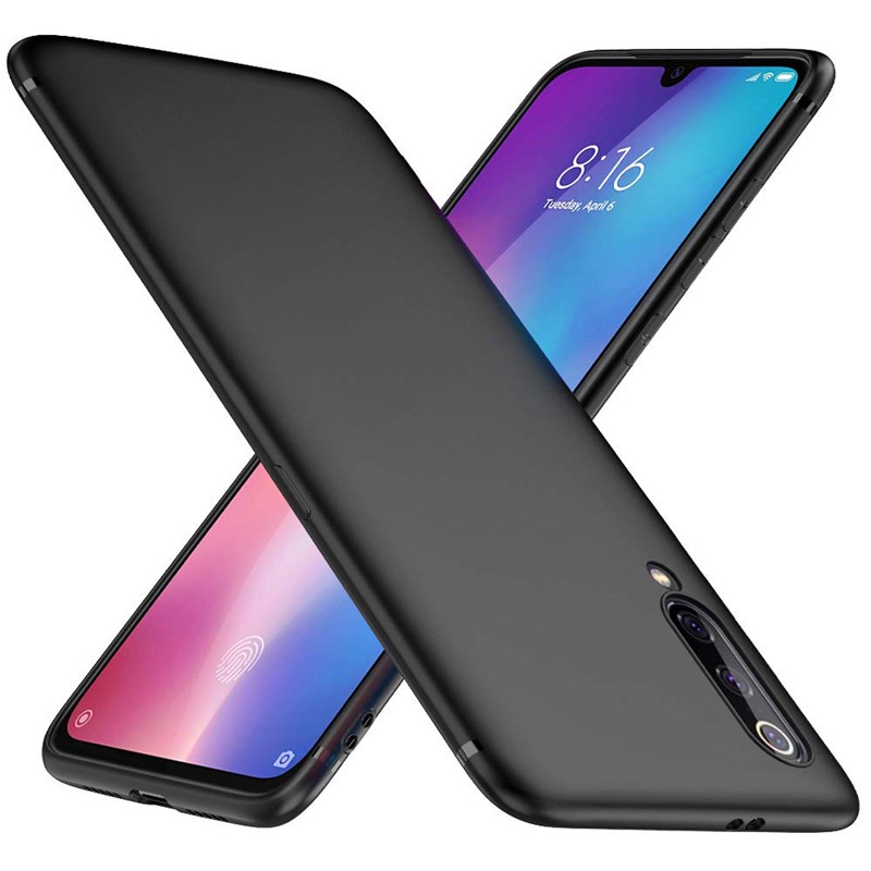Xiaomi Mi 9 SE 9T 8 lite 6 Play Max 3 2 Max3 Max2 9SE Case Matte Black Silicone Soft TPU Cover Soft 