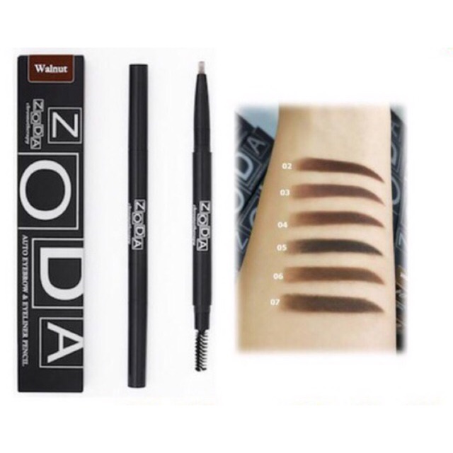 *ขายส่งเขียนคิ้วออโต้ ZODA ถูกมาก* ราคา 65 บาท เขียนง่าย ติดทน กันน้ำ ผลิตที่เกาหลี ZODA Auto Eyebrow & Eyeliner Pencil