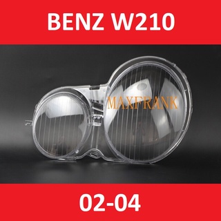 FOR Mercedes Benz W210 headlight cover(00 01 02 03 ) BENZ W210 E200 E240 E320 E430 headlamp cover เลนส์ไฟหน้า พลาสติกครอบเลนส์ไฟหน้า ฝาครอบไฟหน้า ไฟหน้ารถยนต์ เลนส์ฝาครอบไฟหน้