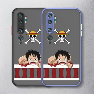 เคสโทรศัพท์มือถือ กันตก ลายการ์ตูนวันพีช ลูฟี่น่ารัก สําหรับ Xiaomi Mi Note 10 10S 10T Lite Pro Ultra 5G For Soft Case Phone Casing Camera Lens Protector Full Cover simple Silicone Cases mobile covers