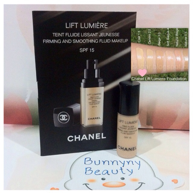 CHANEL LIFT LUMIERE TEINT FLUIDE LISSANT JEUNESSE FIRMING AND SMOOTHING  FLUID MAKEUP SPF15 | Shopee Thailand