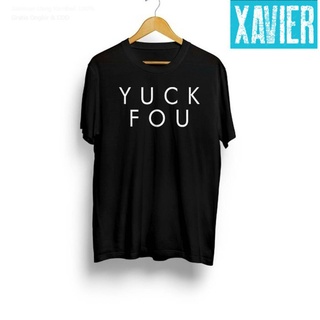 เสื้อยืดผ้าฝ้ายพิมพ์ลายคลาสสิก เสื้อยืด พิมพ์ลาย Distro Yuck Fou Fuck You 30S สไตล์อินโดนีเซีย