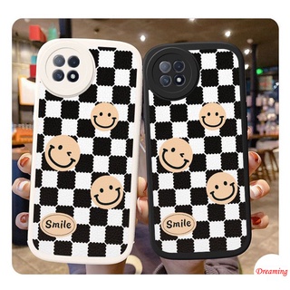 เคสโทรศัพท์มือถือ แบบนิ่ม ลายหน้ายิ้ม สีเหลือง สําหรับ VIVO T1 Y55 Y75 Y33S Y21S Y21A Y21 Y33T Y21T Y53S Y51 Y51A Y31 Y20 Y20i Y12S Y12A Y20s G Y15S Y15A Y30 Y50 Y30i Y17