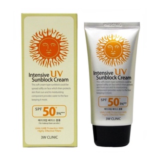 กันแดด 3W CLINIC Intensive UV Sunblock Cream