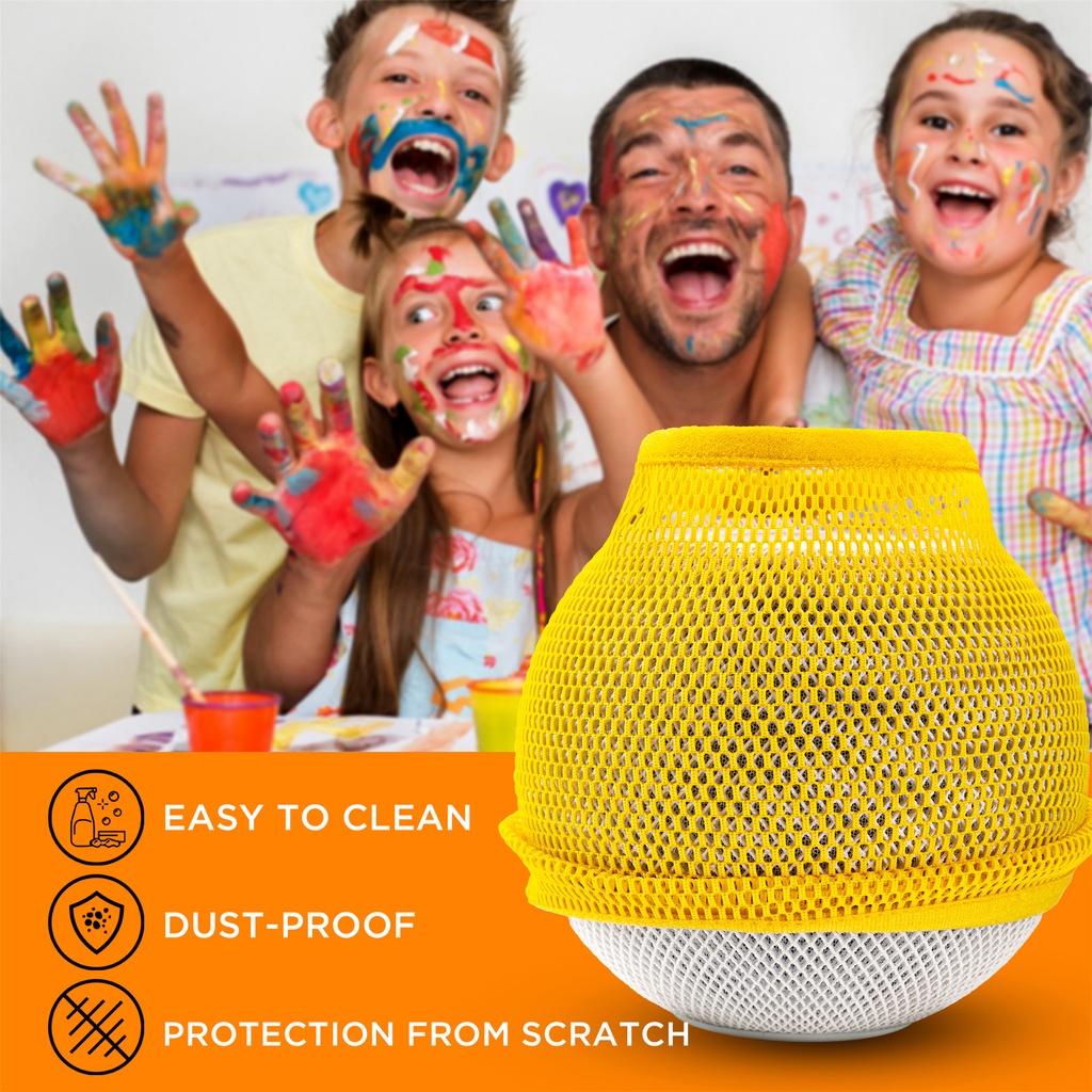 ฝาครอบป้องกันสําหรับ HomePod Mini Smart Speaker พร้อมกระเป๋าถือแบบพกพา, ผ้าตาข่ายกันฝุ่น Allow Fidel