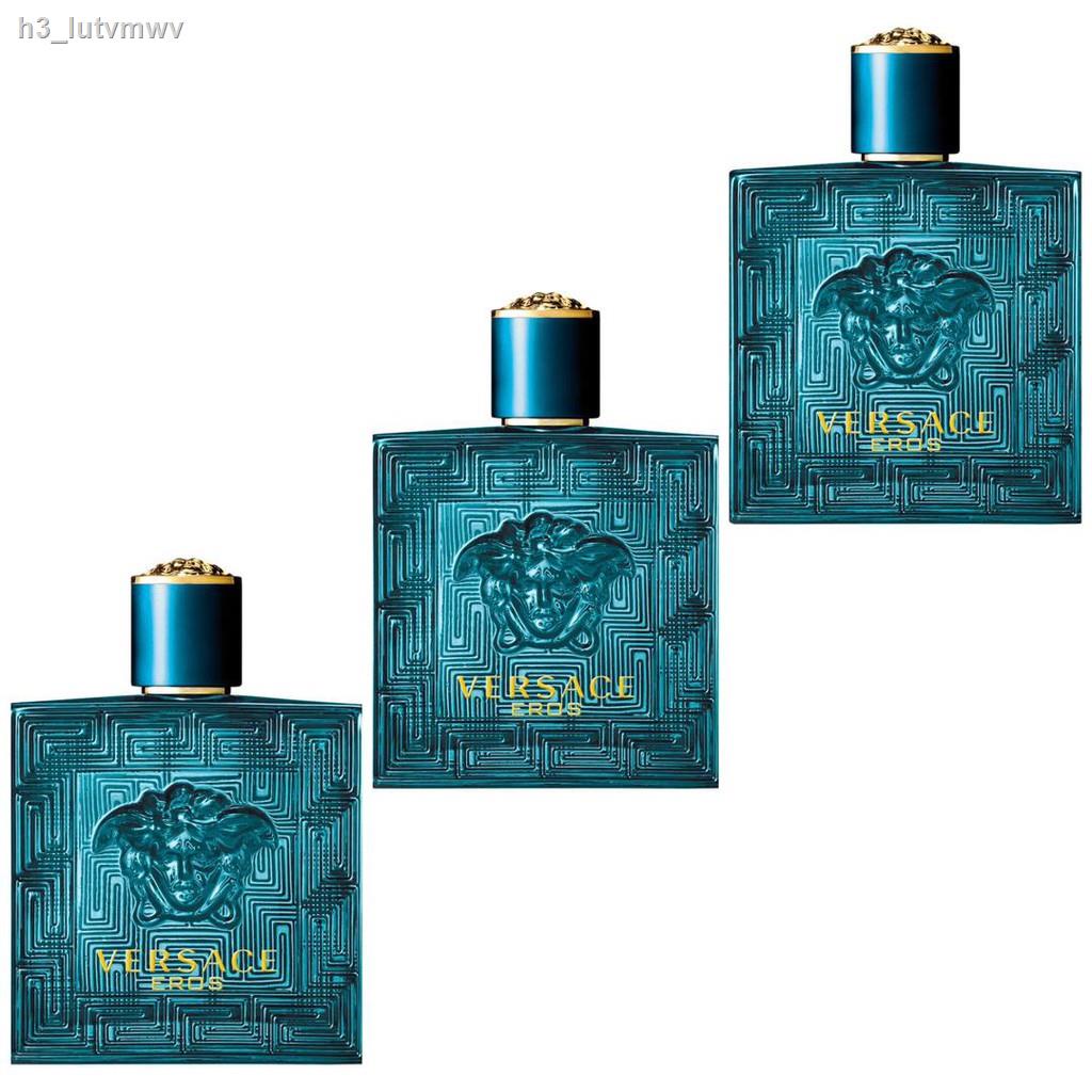 [3 ชิ้น Combo] Versace Eros Eau De Toilette Spray 100ml