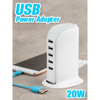 USB Power Adapter อะแดปเตอร์พอร์ท USB 5 Port