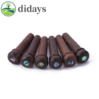 Didays 11 . 30 6 Xrosewood Bridge Pin พร้อม 4 มม . สีทองสําหรับกีตาร์อะคูสติก