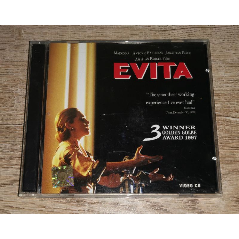 Madonna วีซีดี VCD Movie Evita / Not CD ไม่ใช่ ซีดี