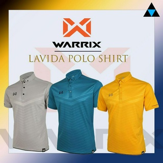 เสื้อโปโล WARRIX รุ่น WA-3318 WA-3318N WA-PLAN18 สีใหม่ล่าสุด LAVIDA POLO SHIRT ของแท้100%