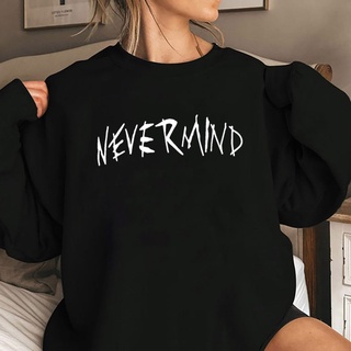 เสื้อกันหนาวลําลอง คอกลม ลาย Jimin Nevermind Tattoo สไตล์เกาหลี สําหรับผู้ชาย และผู้หญิง