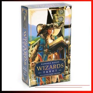 【Ready Stock】Wizards Tarot Cards 78 Card Deck