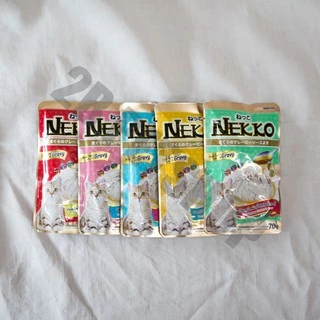 (1ชิ้น) Nekko อาหารเปียกเน็กโกะ 70g