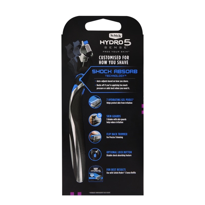 Schick Hydro Sense Hydrate Kit  มีดโกนหนวด โกนหนวด ผู้ชาย มีดโกน Hydro 5