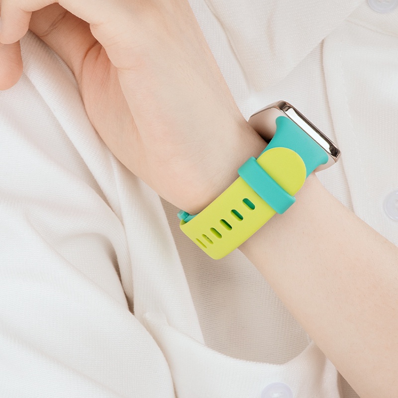 สายนาฬิกาข้อมือซิลิโคน แนวสปอร์ต สีตัดกัน แบบเปลี่ยน สําหรับ Xiaomi Band 7Pro Mi Band 7Pro Xiaomi 7 Pro