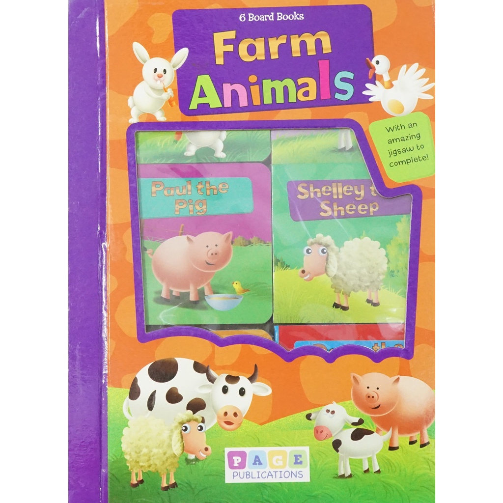 BBW หนังสือ Farm Animals 6 Board Books ISBN: 9781947788220