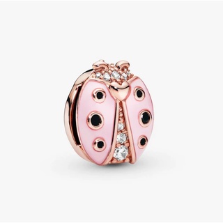 [พร้อมส่ง สินค้าแท้ 💯] Pandora Pink Ladybird Clip Charm